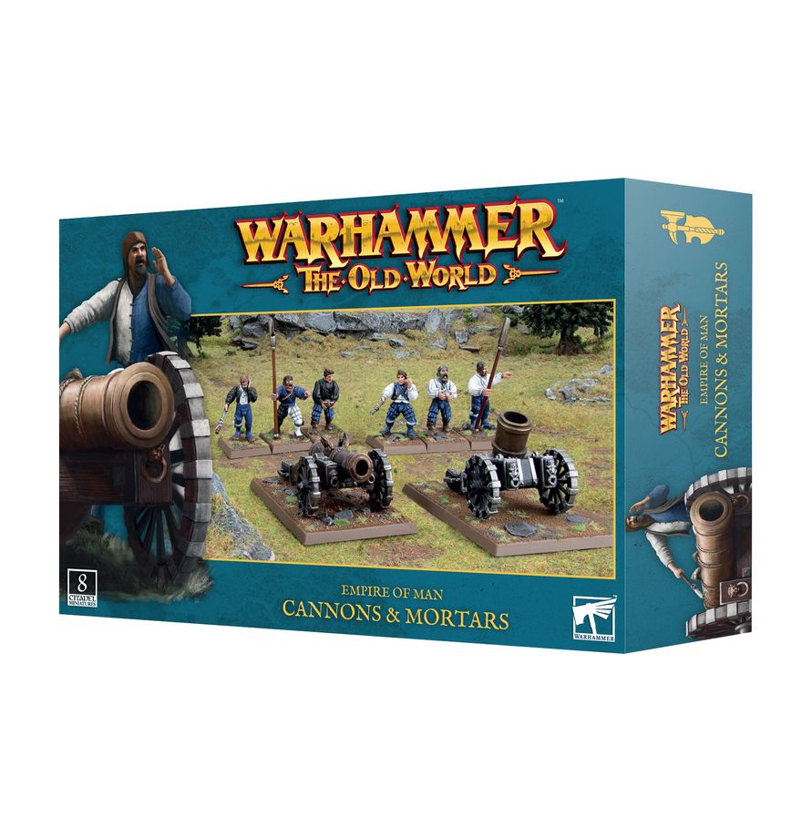 Warhammer The Old World Empire of Man Cannons and Mortars