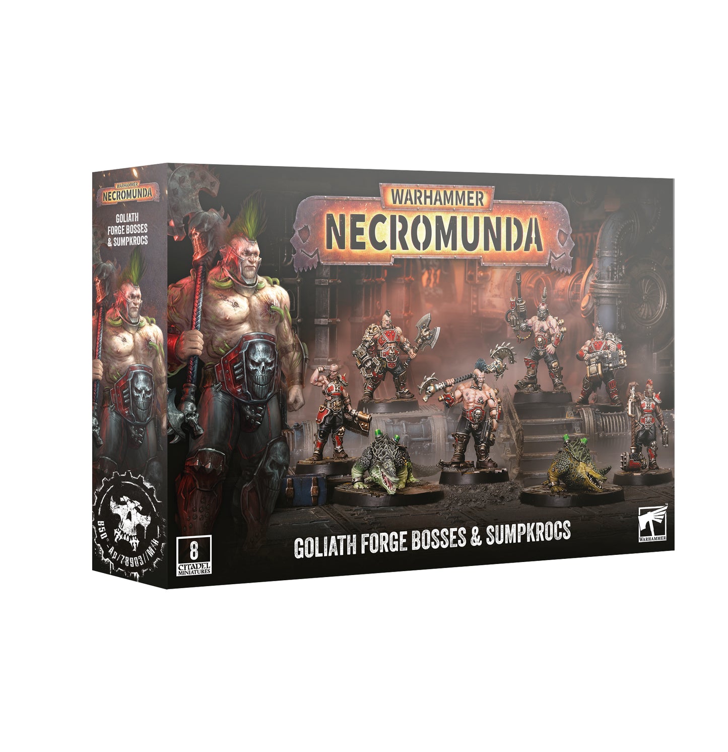 Warhammer Necromunda Goliath Forge Bosses & Sumpkrocs