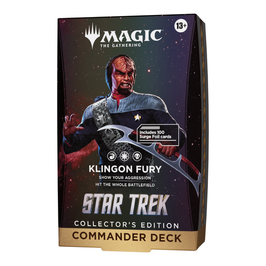 MTG Star Trek Collector Commander Deck - Klingon Fury