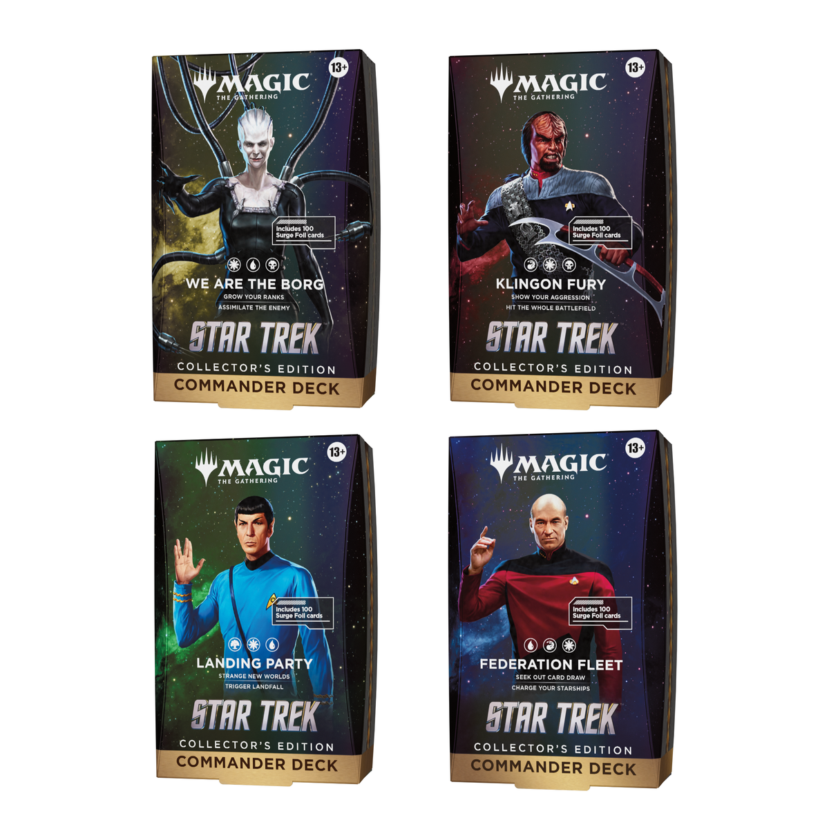 MTG Star Trek Collector Commander Deck Set