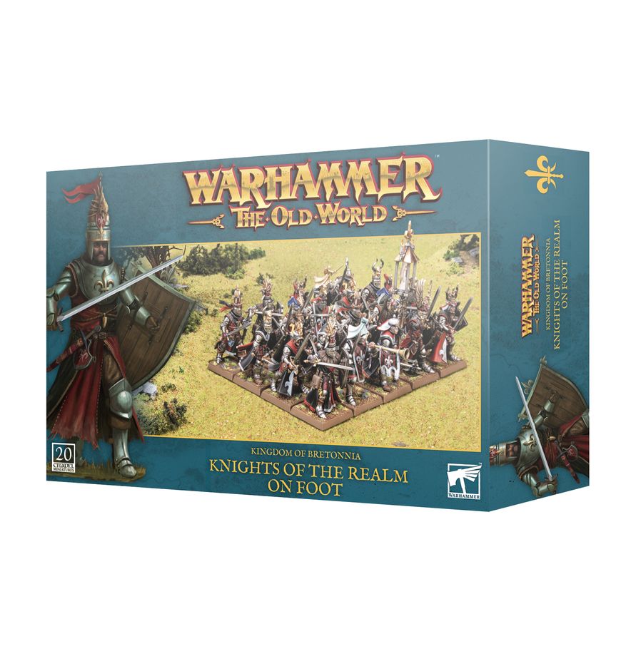 Warhammer The Old World Kingdom of Bretonnia Knights of the Realm On Foot