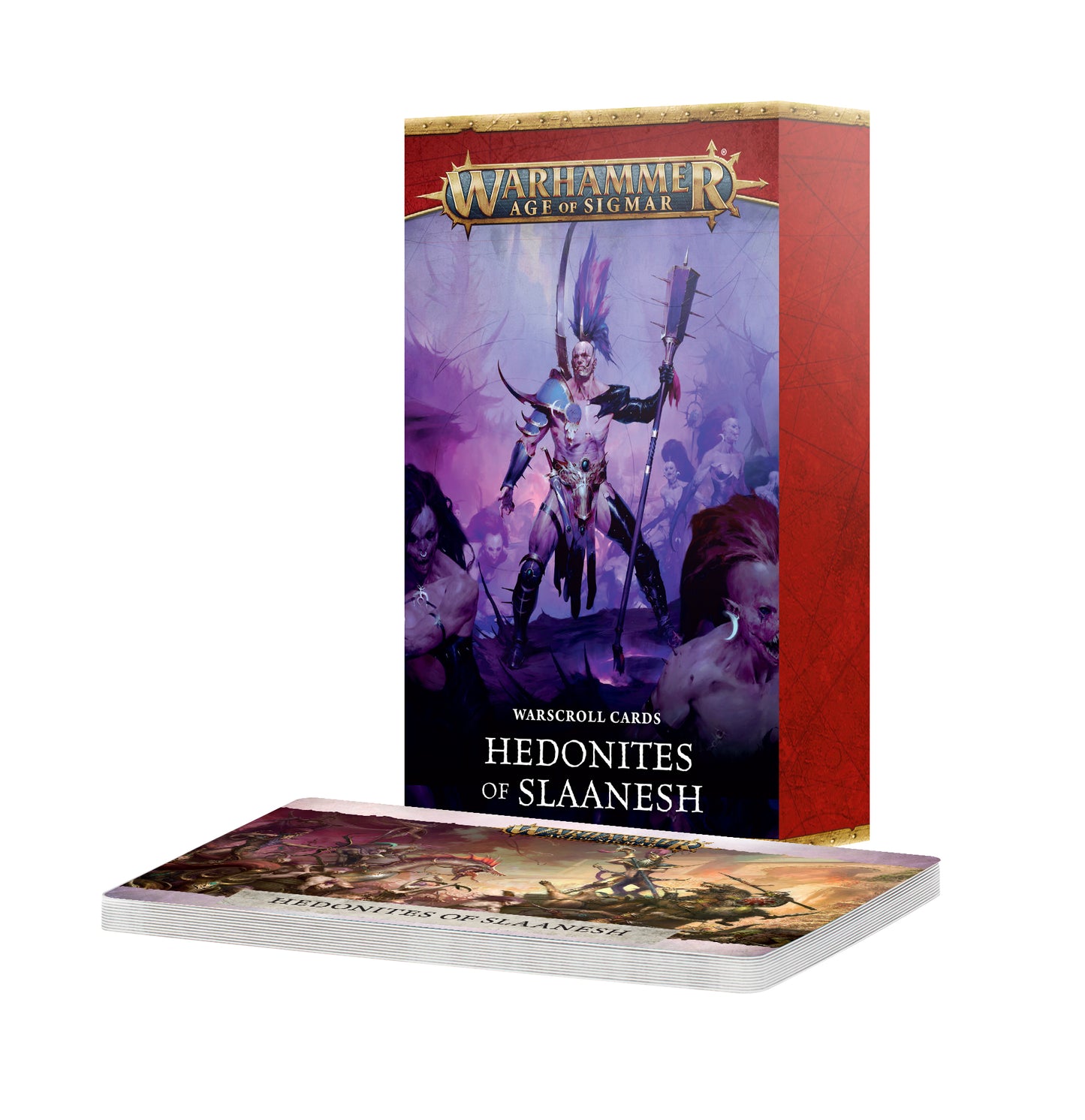 Warhammer Age of Sigmar Hedonites of Slaanesh Warscroll Cards