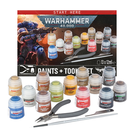 Warhammer 40K Paints and Tools