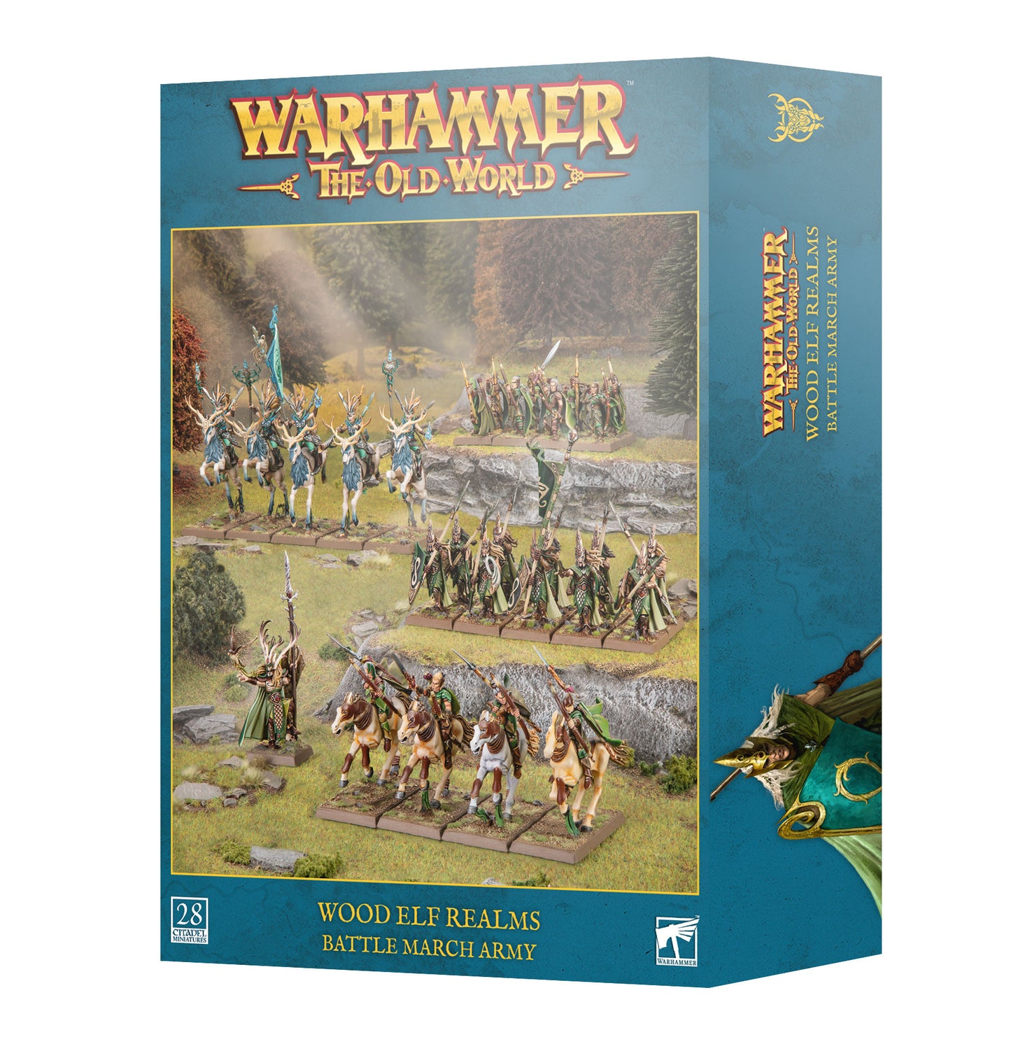 Warhammer The Old World Wood Elf Realms Battlemarch Army