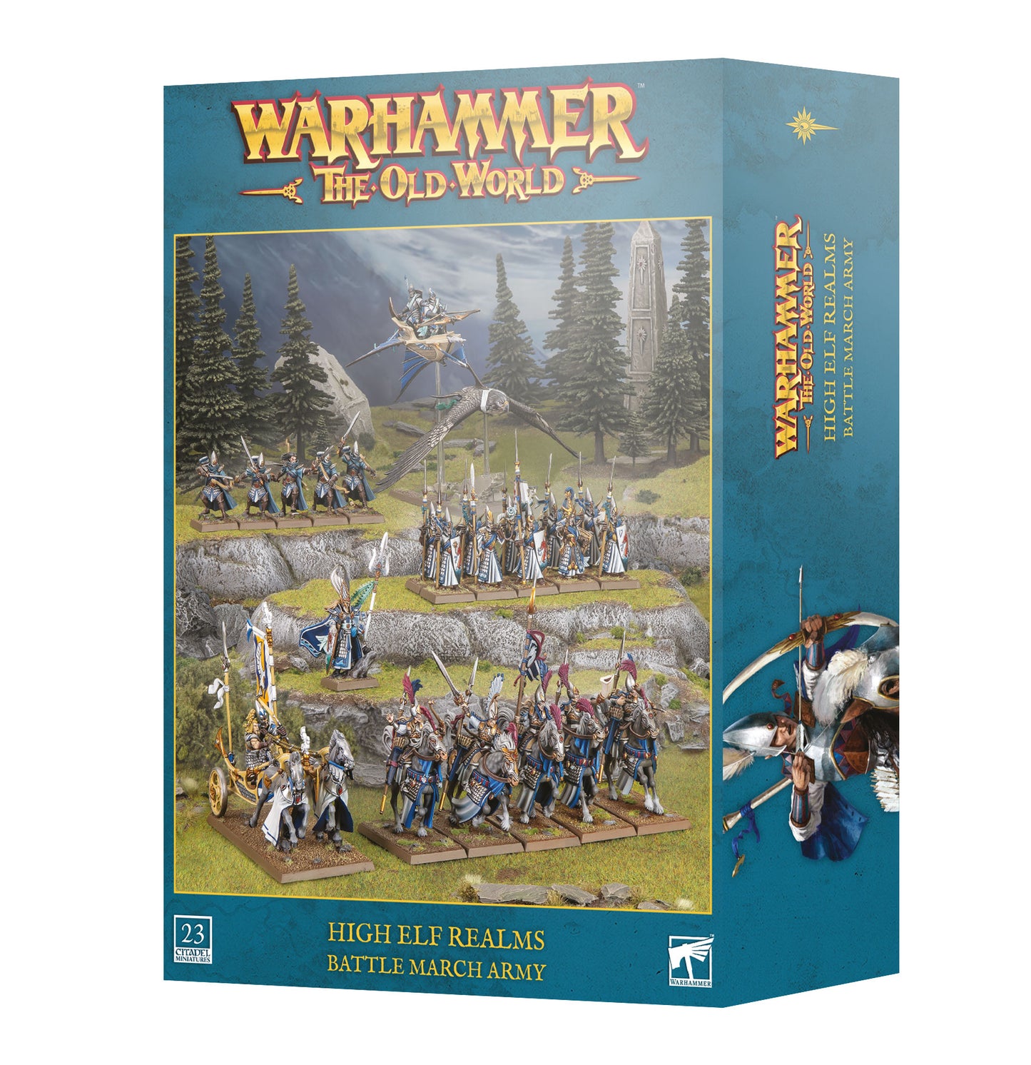 Warhammer The Old World High Elf Relams Battlemarch Army