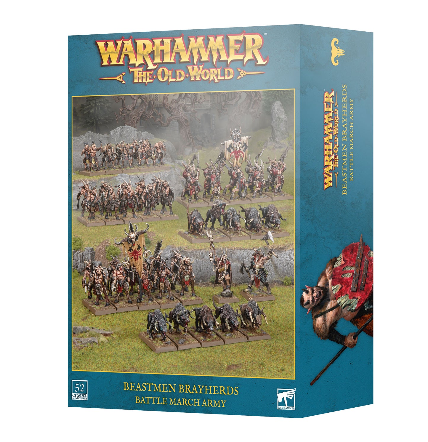 Warhammer The Old World Beastmen Breyherds Battlemarch Army